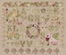 DIAGRAMME - SAMPLER ROSES EN LIN