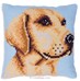Labrador Chunky Cross Stitch Cushion
