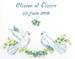 Les colombes en broderie traditionnelle