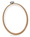 Cadre tambour oval Rouge