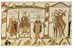 Le couronnement d'Harold en broderie traditionnelle