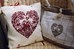 Kit Coussin Cœur Toile de jouy