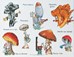 Les champignons sur toile aida