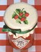 Dessus pot de confiture Framboise