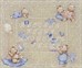 ABC Oursons sur toile aida de lin