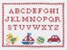 ABC Jouets en broderie traditionnelle