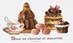 Dôme au chocolat et macarons