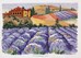 La bastide aux lavandes sur toile aida