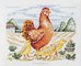 La poule sur toile aida