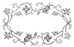 Napperon bordé de dentelle