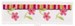 Marque page bordure et fleurs