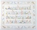 ABC La famille lapins en broderie traditionnelle