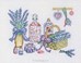 Parfum de lavande en broderie traditionnelle