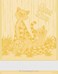 TORCHON CHATS - JAUNE