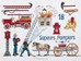 Les pompiers sur toile aida