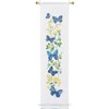 Bannière papillons sur toile aida