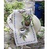 Chemin de table brid and blue flowers runner - Anchor - Anchor