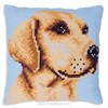 Labrador Chunky Cross Stitch Cushion