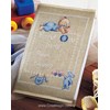 Carnet de santé  sur toile Aida