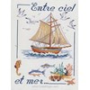 Entre ciel et mer sur toile aida