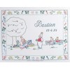 ABC naissance la famille lapin en broderie traditionnelle
