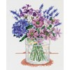 BOUQUET DE FLEURS MAUVES