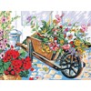 Brouette fleurie