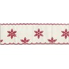 Galon brodé en coton