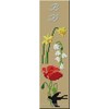 Marque page Coquelicot et Hirondelle