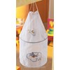 Abat-jour nuages en broderie traditionnelle