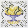 Les citrons en broderie traditionnelle