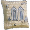 Coussin au bord de mer  sur toile Aida