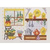 Intérieur provençale sur toile aida