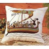 Coussin mare en broderie traditionnelle