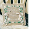 Coussin mariage en broderie traditionnelle