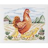 La poule sur toile aida