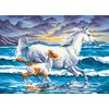 Chevaux au crépuscule
