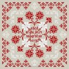 CARRE ROUGE ET BLANC