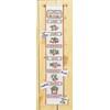 Semainier confiture sur toile aida