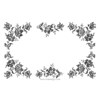 Napperon bordé de dentelle