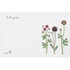 2 Sets de table Herbier fleurs rouges