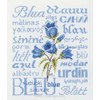 Bleu sur toile aida