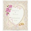Floral Heart Wedding Sampler