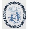 Bord de mer en broderie traditionnelle