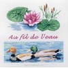 Au fil de l'eau sur toile aida