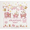 Tableau naissance Berceaux  sur toile Aida