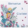 Tableau naissance Clarisse  sur toile Aida