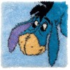 Tapis point noué Eeyore Latch Hook  (Potrait)