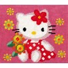 KIT Tapisserie HELLO KITTY - Kitty fleurie