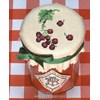 Dessus pot de confiture Groseilles